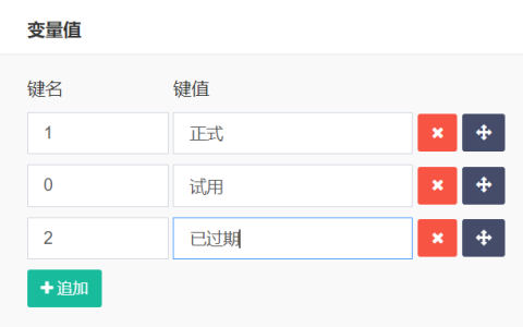 处理FastAdmin 键值组件(Fieldlist) 不能排序问题